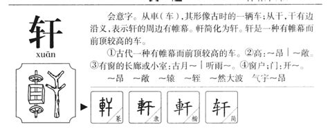 軒字五行|轩字的五行是什么,轩的五行属性及吉利寓意